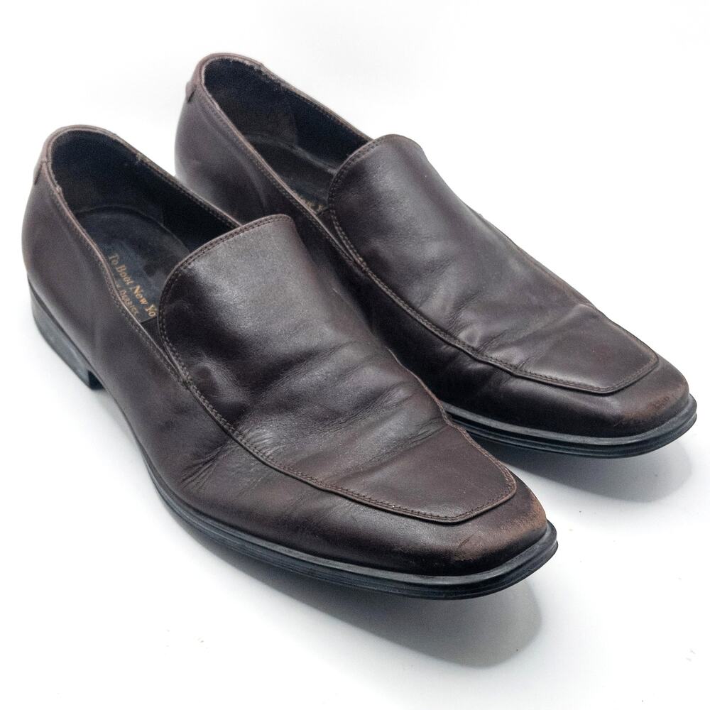 To Boot New York Adam Derrick Brown Leather Loafers Size 9 Old Money